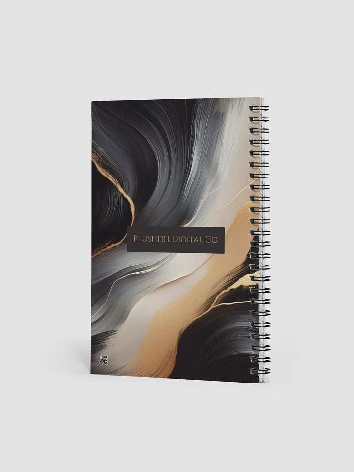 Soft Life Notebook – Black & Gold Marble Journal for Back to School, Boss Energy & Daily Clarity product image (2)