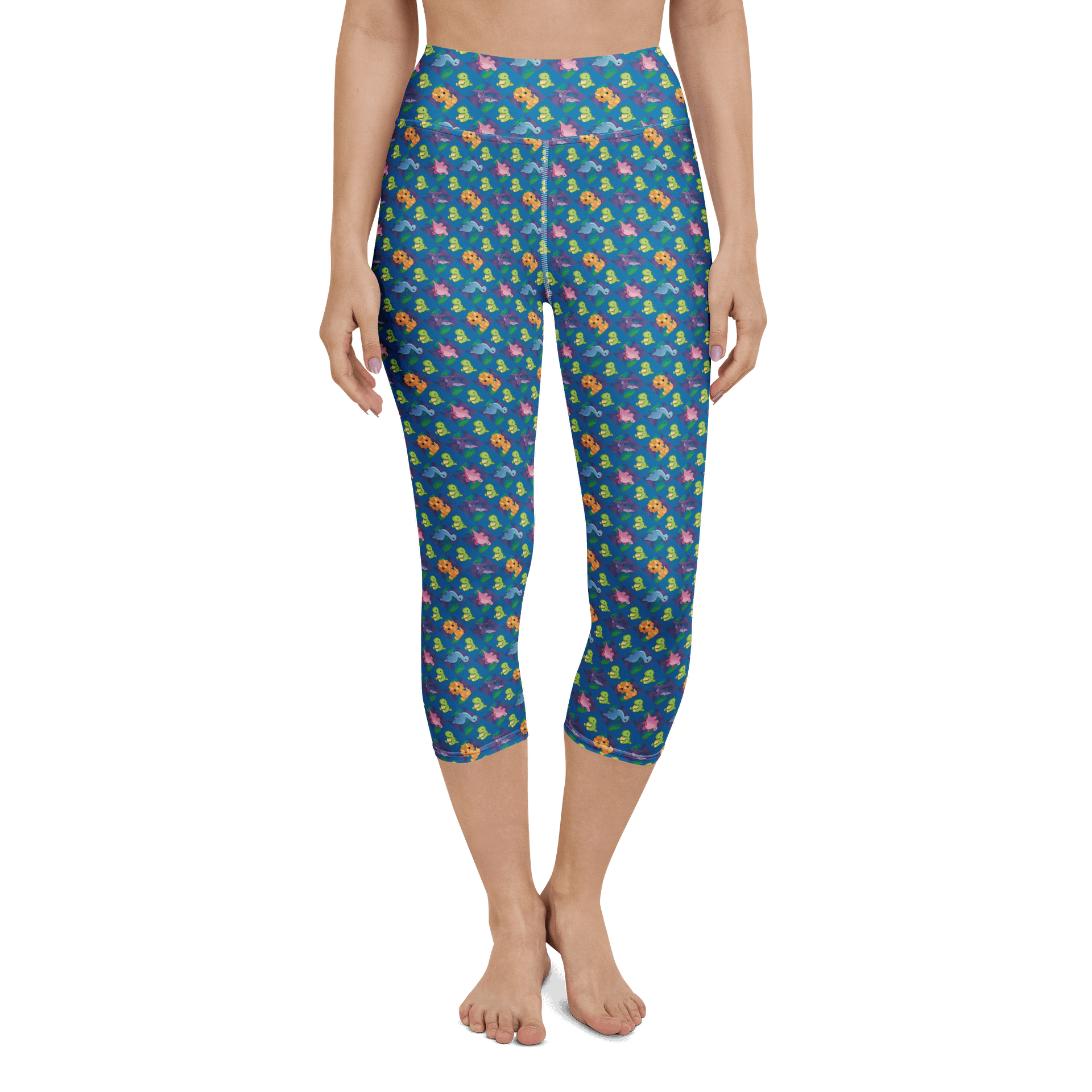 Little Dino Yoga Capri Leggings product image (4)