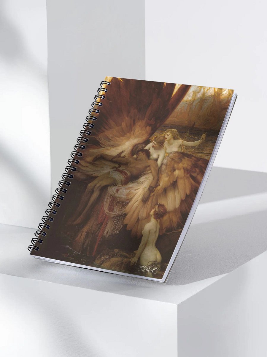 ''The Lament for Icarus'' by Herbert James Draper Spiral Notebook product image (3)