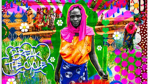 ⚡️Break the cycle ⚡️This piece is about power and possibility — a rallying cry honoring women who are breaking free from pove...