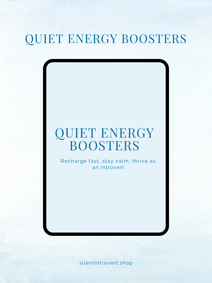 Quiet Energy Boosters product image (1)