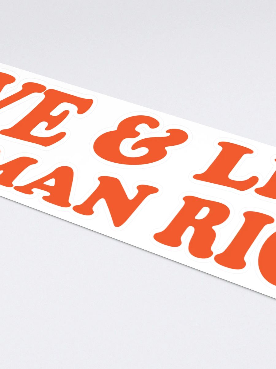 Love, Light & Human Rights Sticker product image (4)