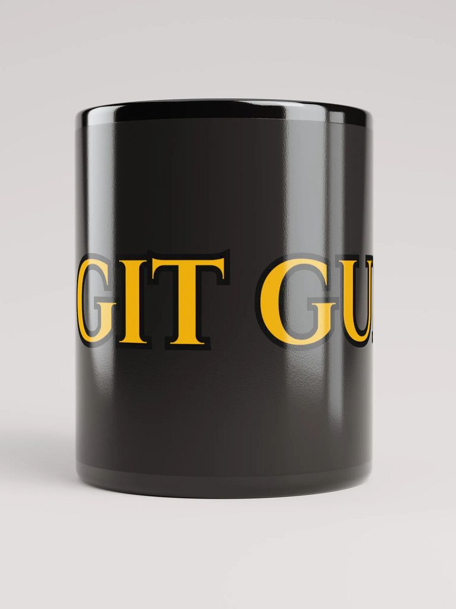 Mug "GIT GUD" BLACK & YELLOW product image (9)