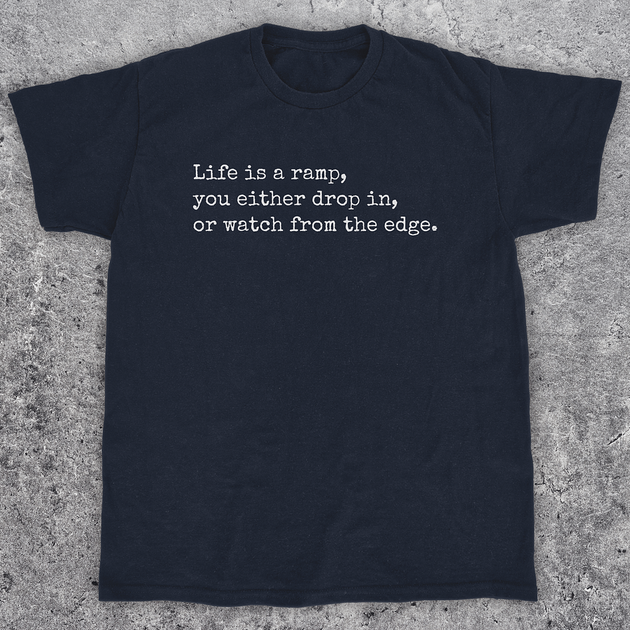 Life is a ramp, Skateboarding t-shirt, Unisex product image (1)