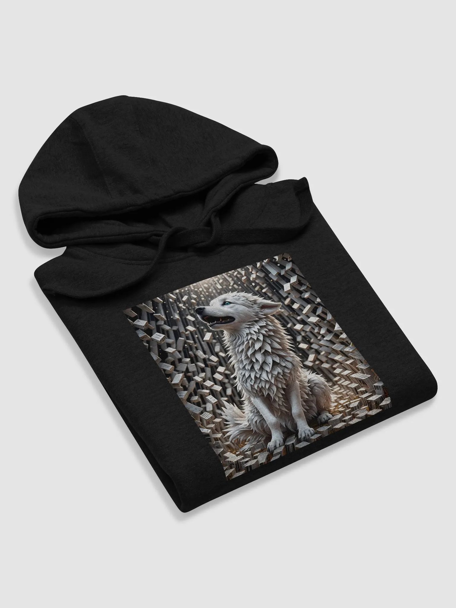 Feathered Wolf Unisex Hoodie product image (49)