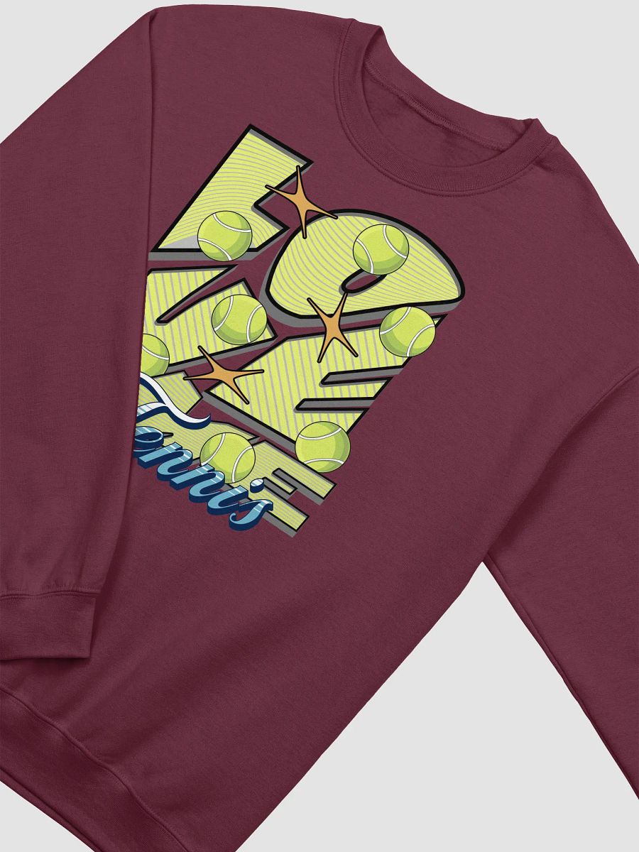 Love Me Tennis Striped Crewneck Sweatshirt product image (2)