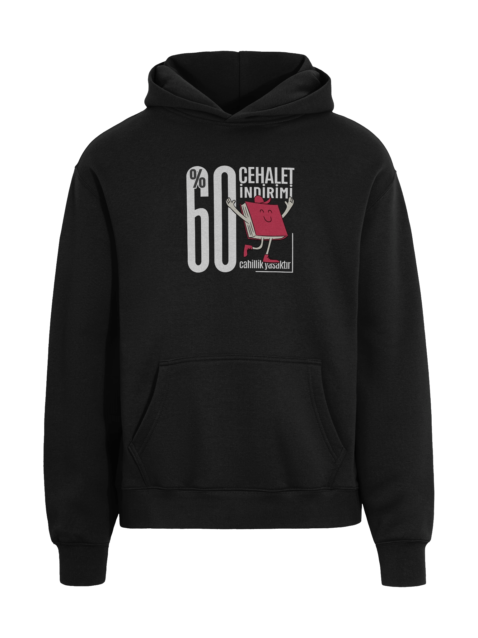 AS Colour Büyük Boy Unisex Hoodie | %60 Cehalet İndirimi Türkçe Tasarımlı Felsefi Rahatlık product image (2)