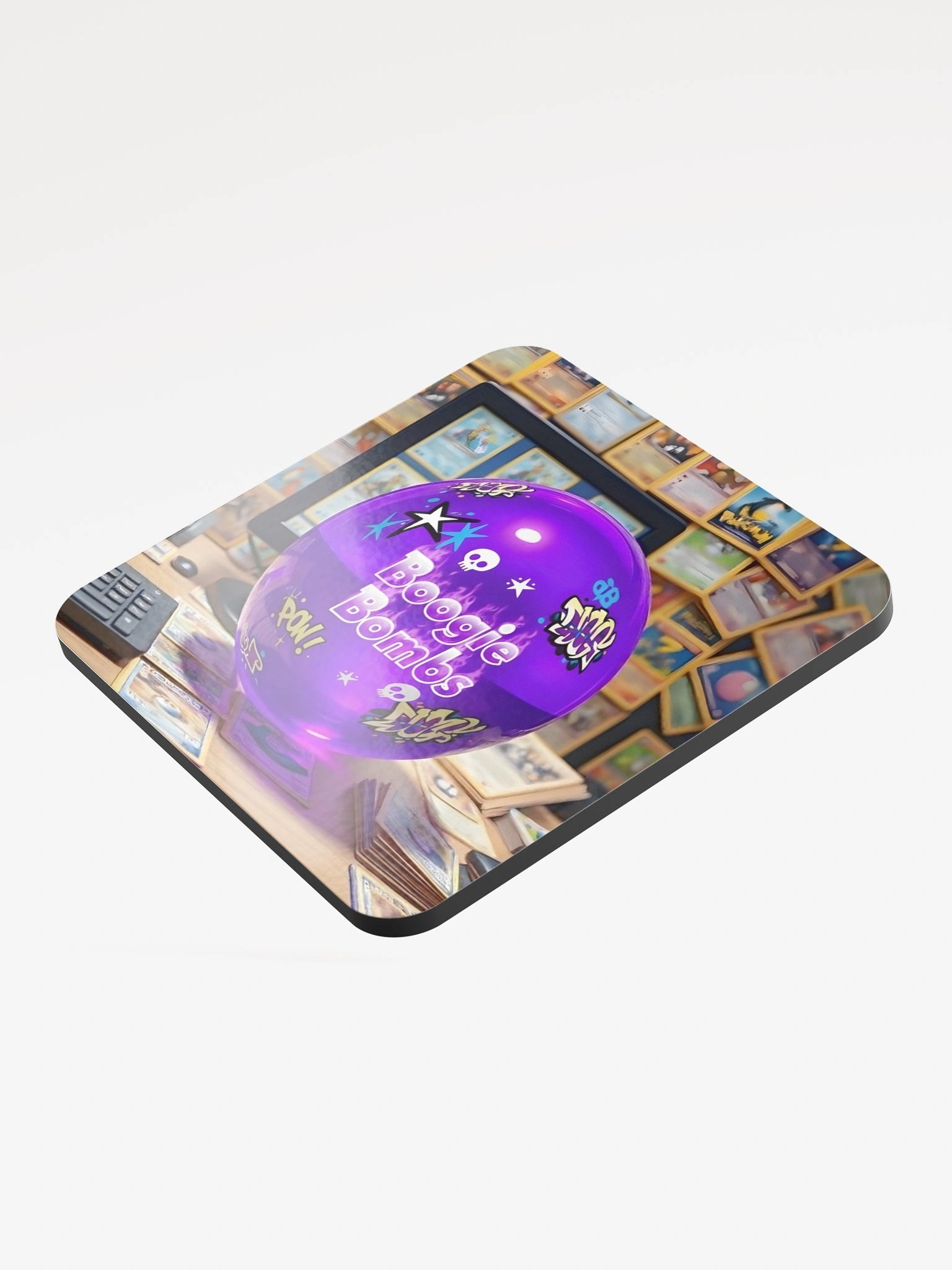 Team Boogie Bombs Glossed Cork Coaster product image (3)