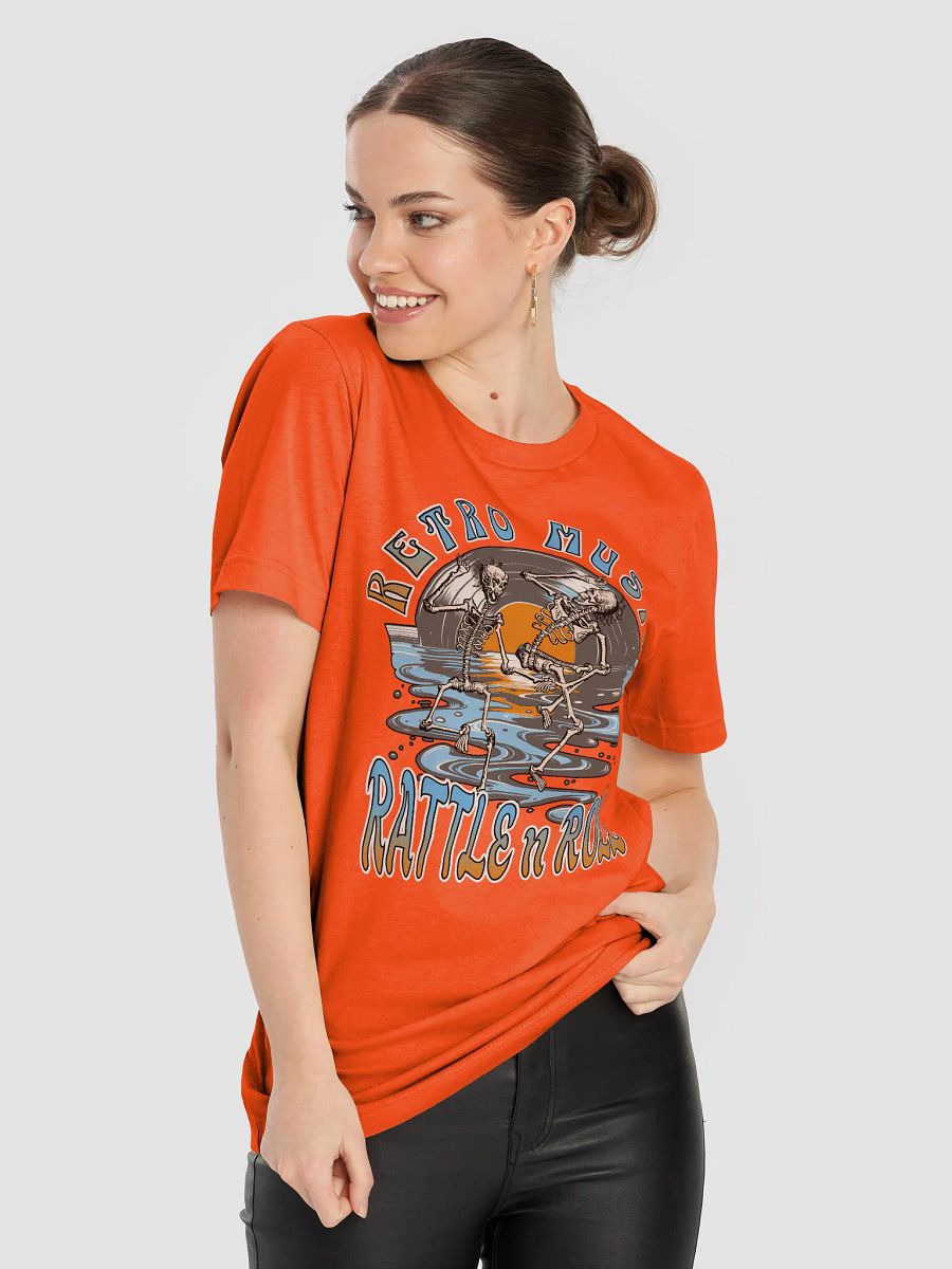 Retro Music Rattle n Roll Skeleton Dance T-Shirt product image (17)