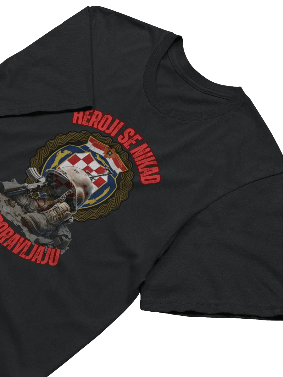 Memorial Crest Military Heroji se nikad ne zaboravljaju T-Shirt product image (9)