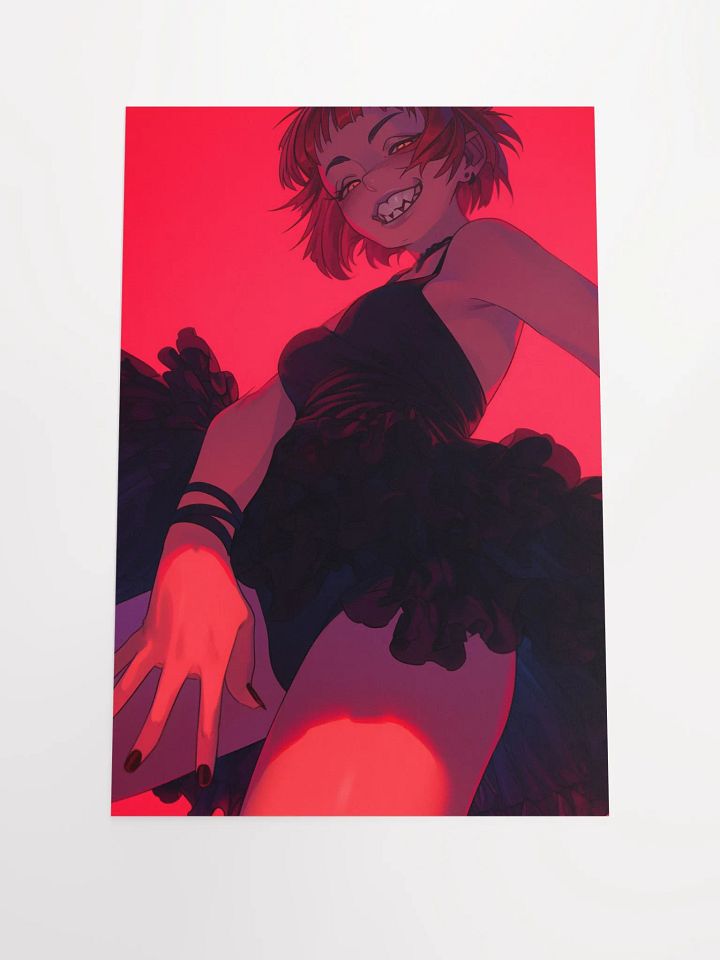 Playful Anime Character Matte Poster product image (1)