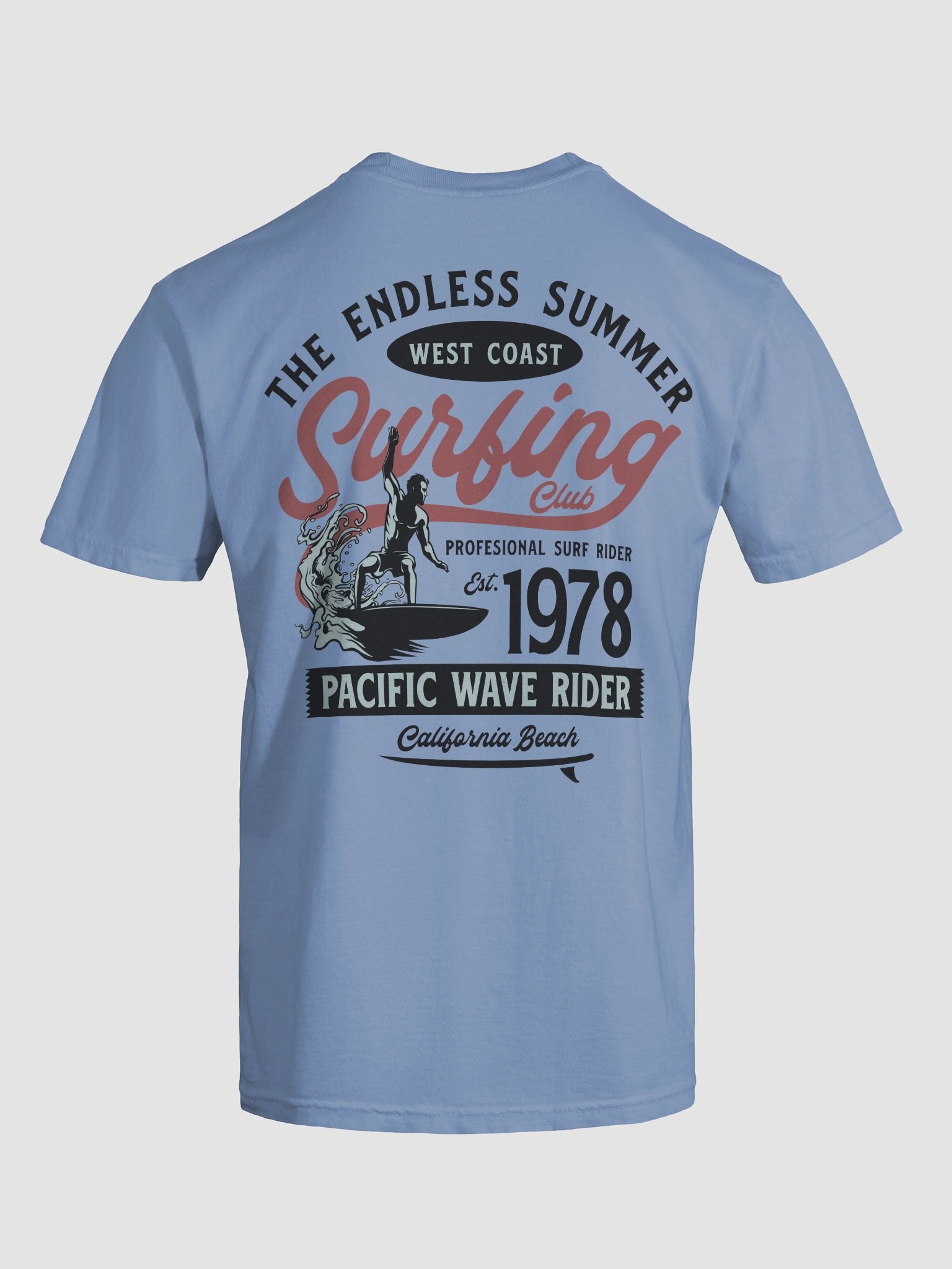 Pacific Wave Rider Vintage T-Shirt product image (86)
