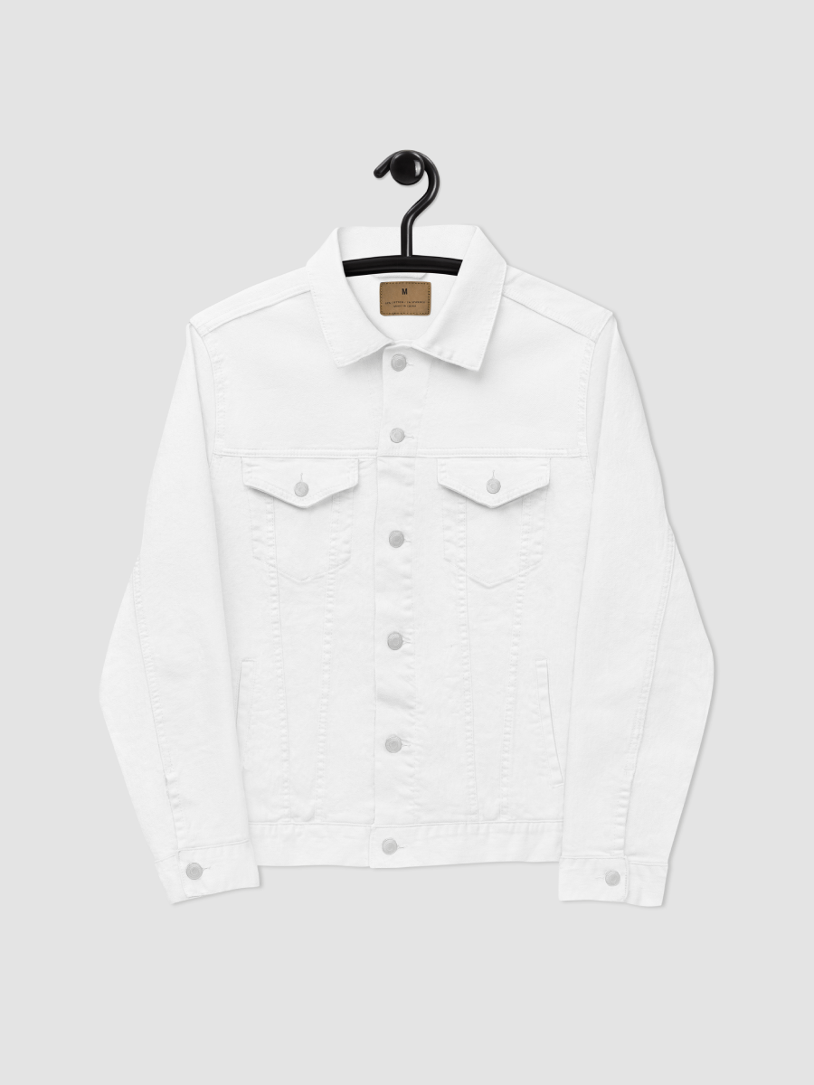 Unisex Denim Jacket - White product image (2)