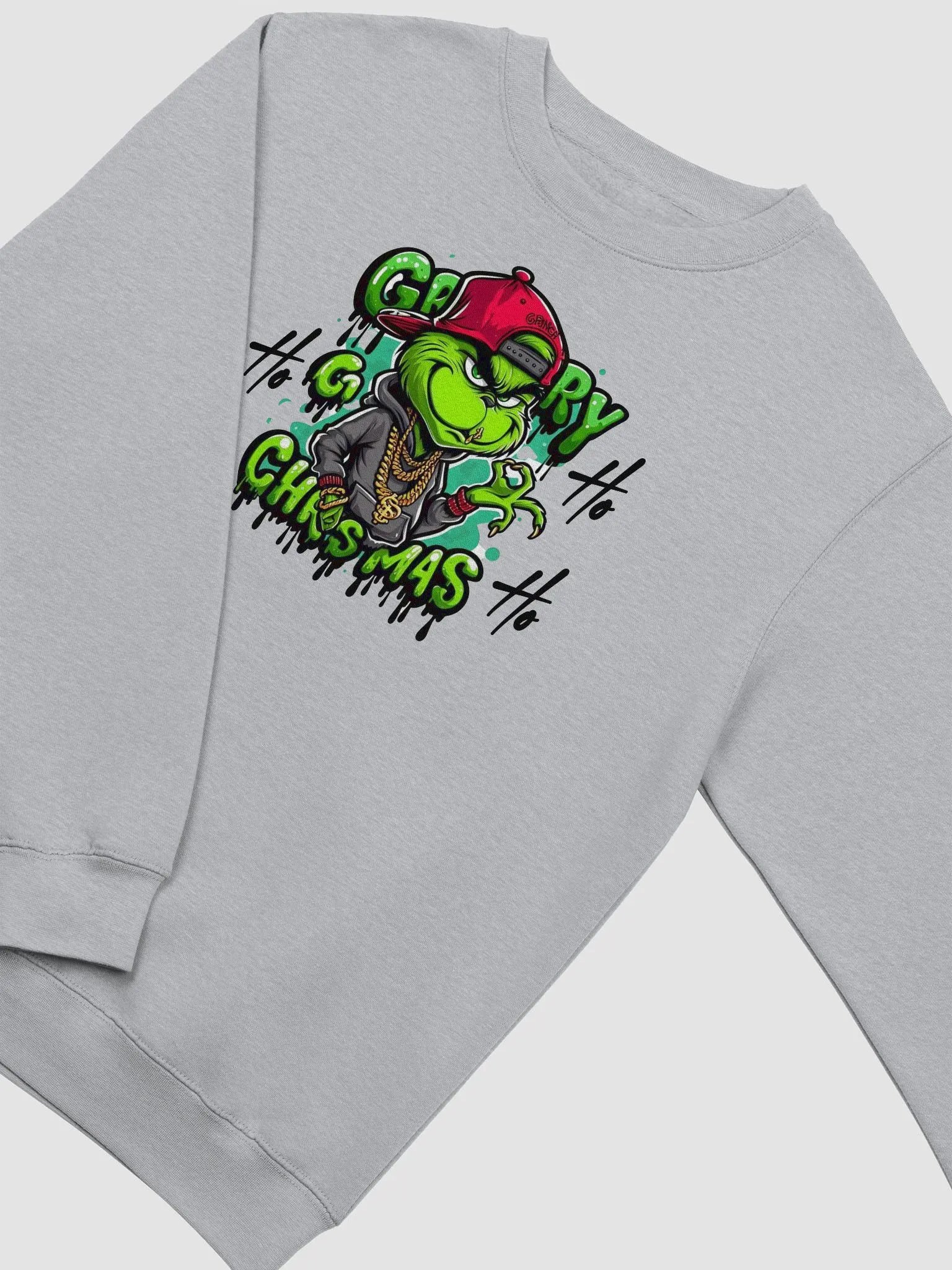 Grinchy Christmas Streetwear Sweatshirt product image (1)
