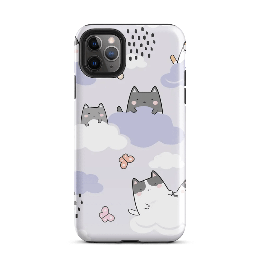 Whimsical Cat Clouds iPhone® Tough Case product image (2)