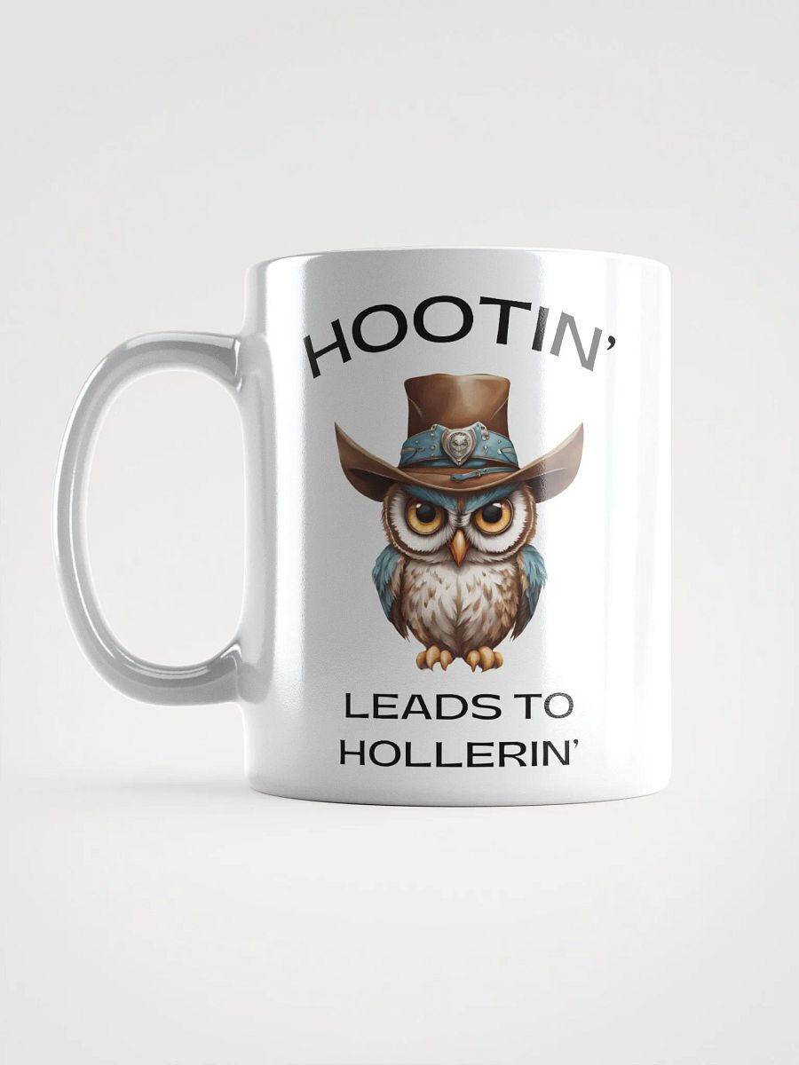 Hootin' Leads to Hollerin' Owl Cowboy Mug product image (16)