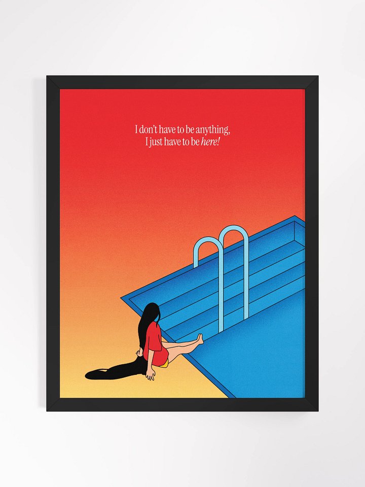 Be Here (Framed) product image (1)