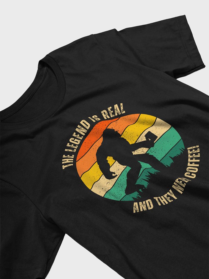 Retro Sasquatch Coffee T-Shirt product image (2)