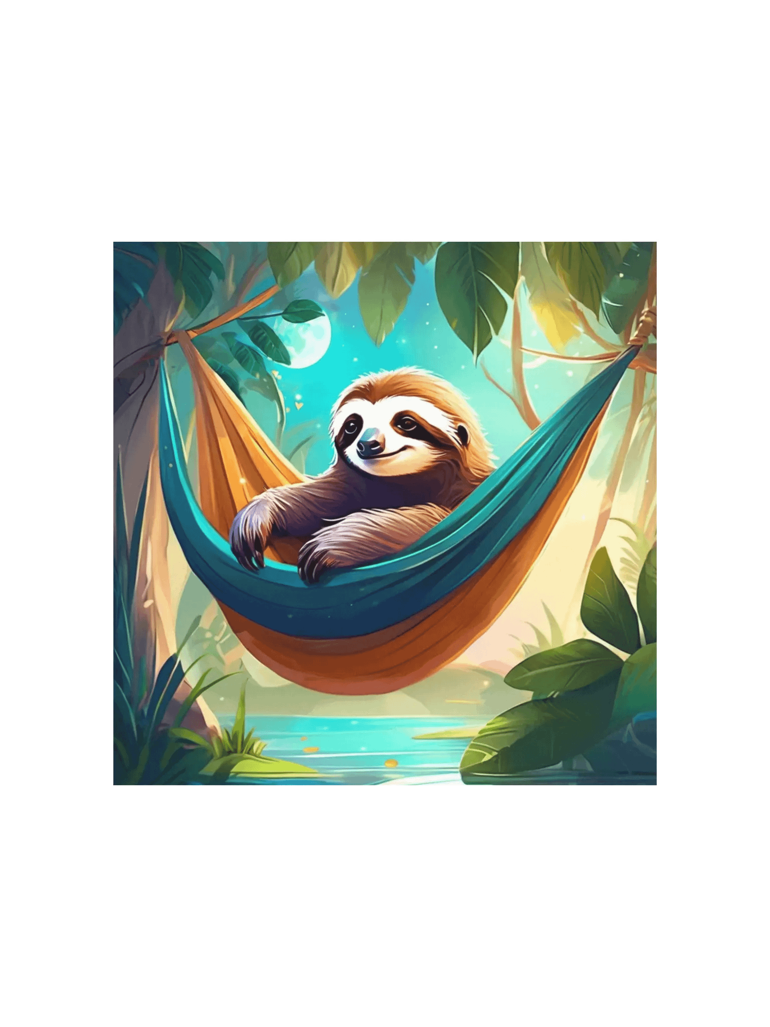 Sloth Serenity Matte Poster product image (5)
