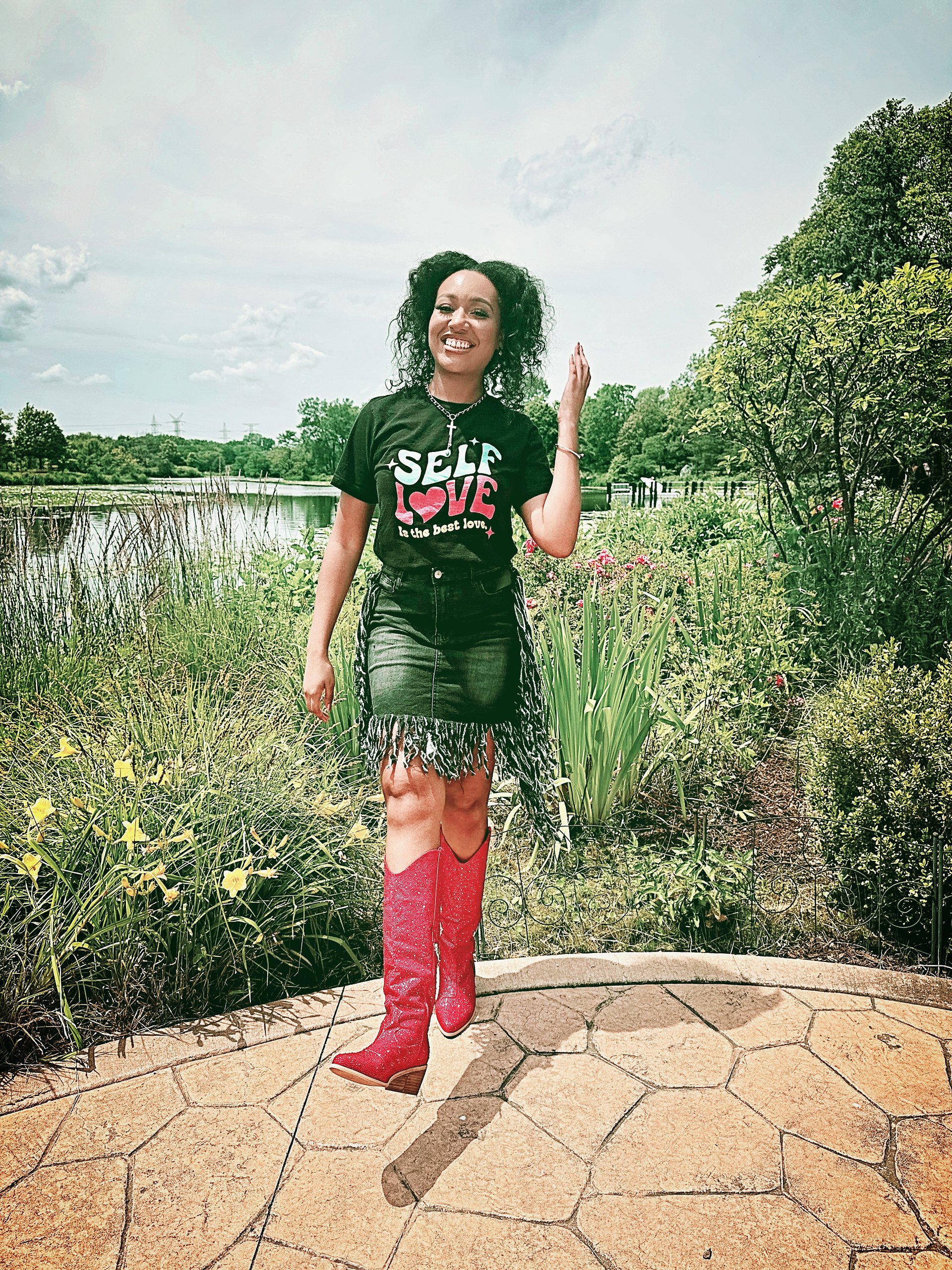 SELF LOVE IS THE BEST LOVE T-SHIRT & DIGITAL DAILY AFFIRMATIONS JOURNAL BUNDLE product image (8)