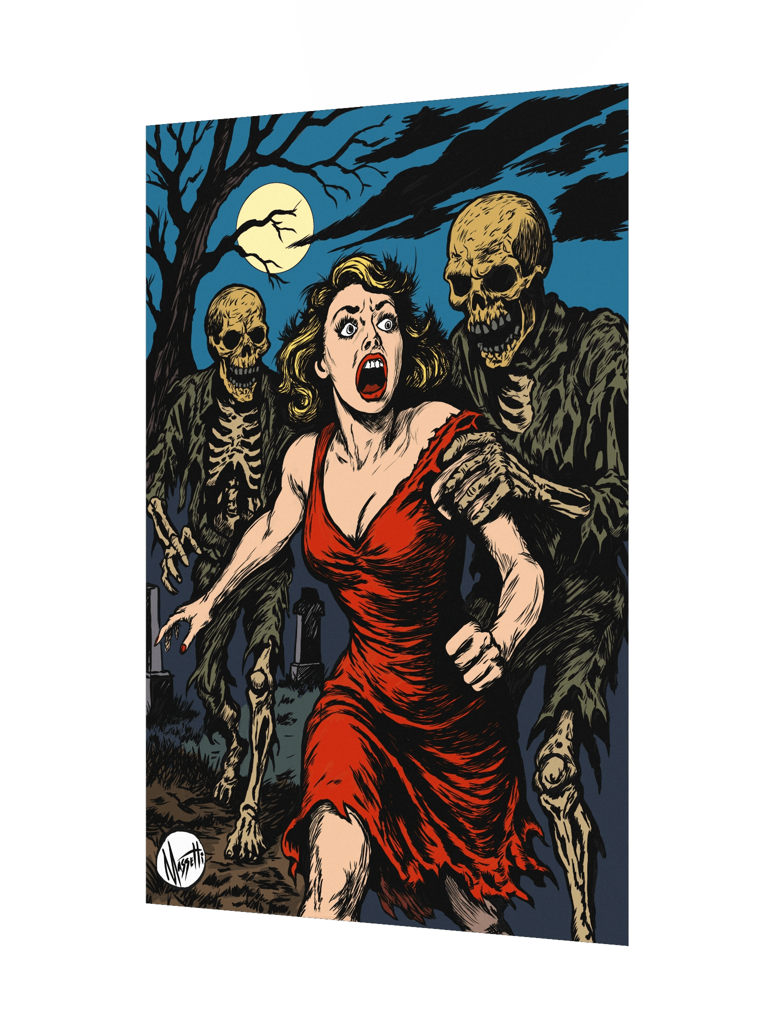 Midnight In a Cemetery Art Print product image (3)