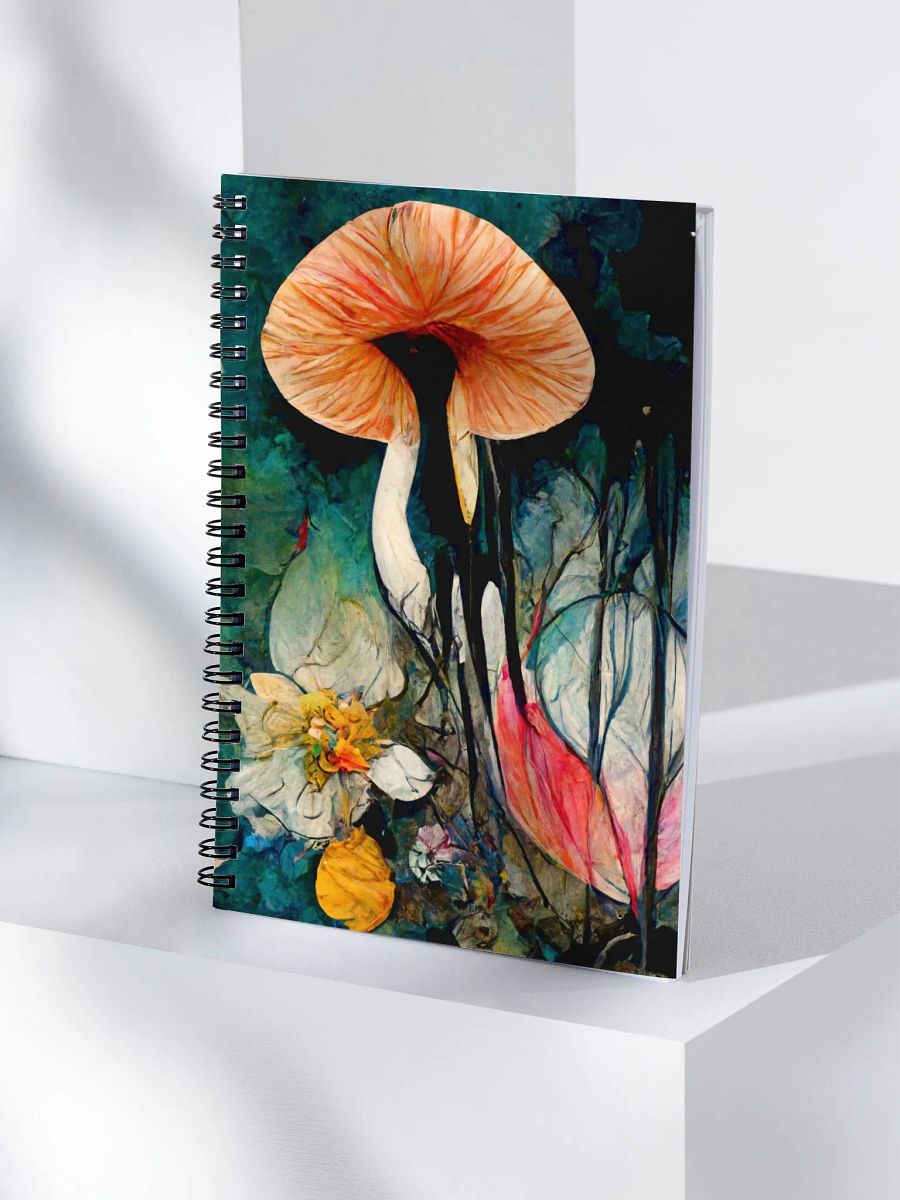 Surreal Mushroom Dreams Spiral Notebook product image (4)