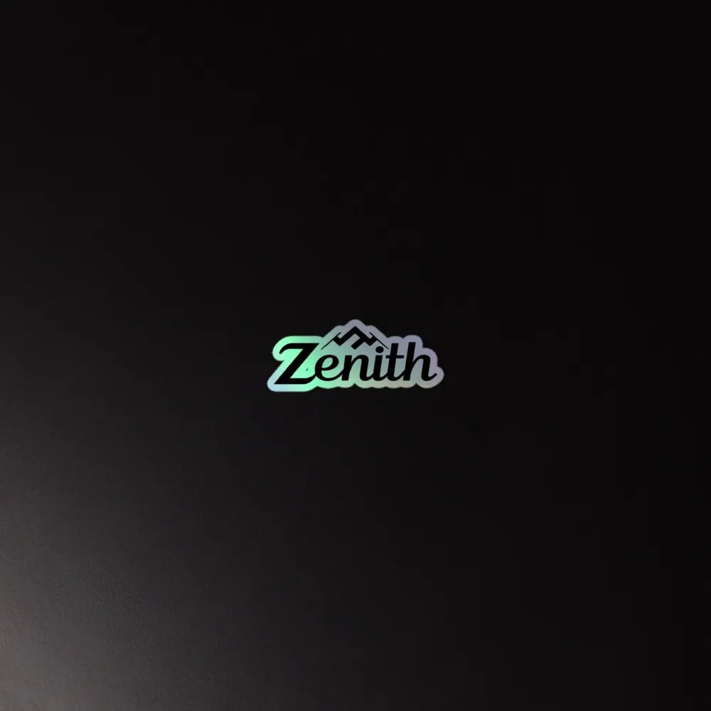 Exclusive Zenith Holographic Sticker | Premium Kiss-Cut Vinyl | Perfect for Laptops, Cars & More product image (4)