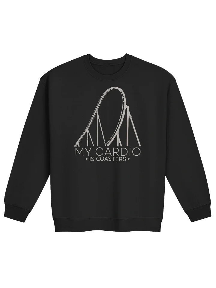My Cardio Roller Coaster Sweatshirt – Funny Thrill Seeker Gift product image (1)