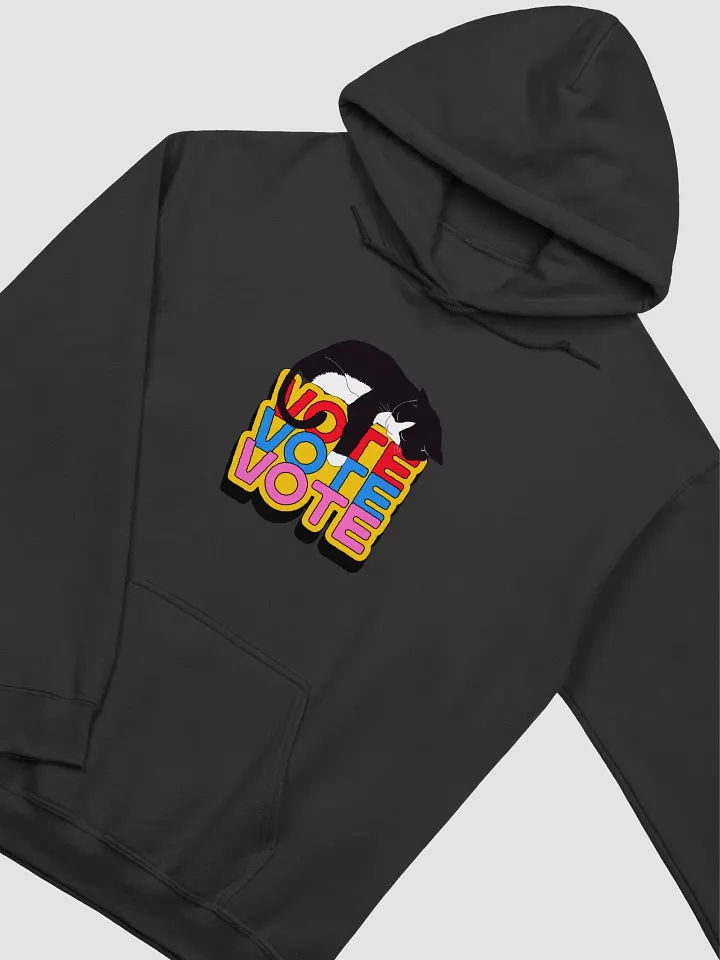 Vote Cat Slumbering Classic Hoodie product image (2)