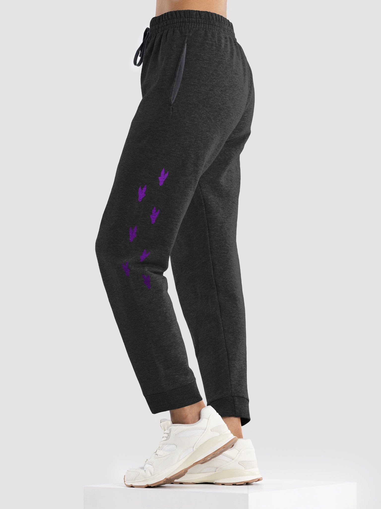 Purple Raptor Print Joggers product image (3)