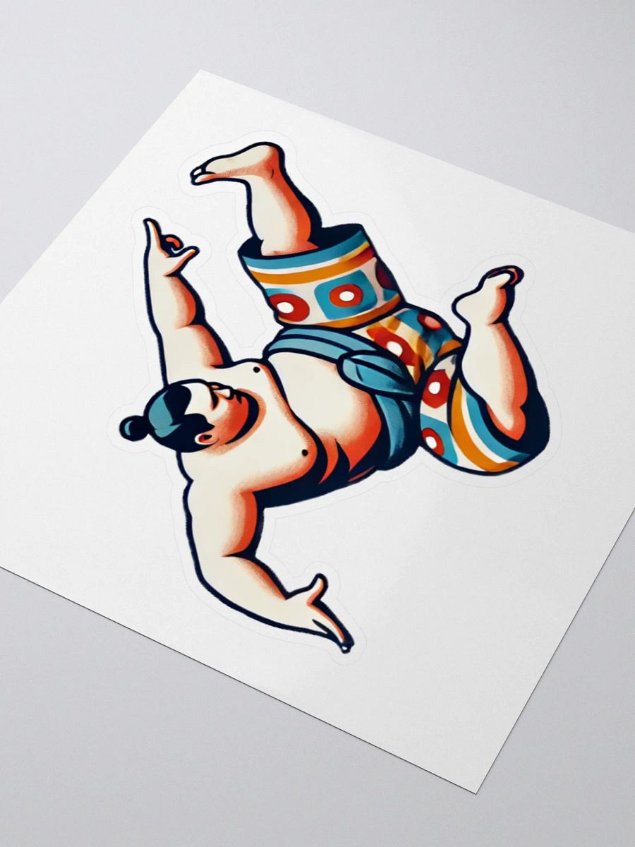 Sumo B-Boy Sticker - Flying Kick product image (3)
