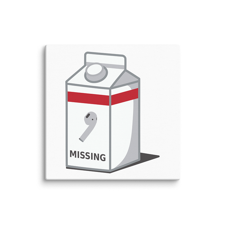 Missing Earbud Canvas Print product image (12)