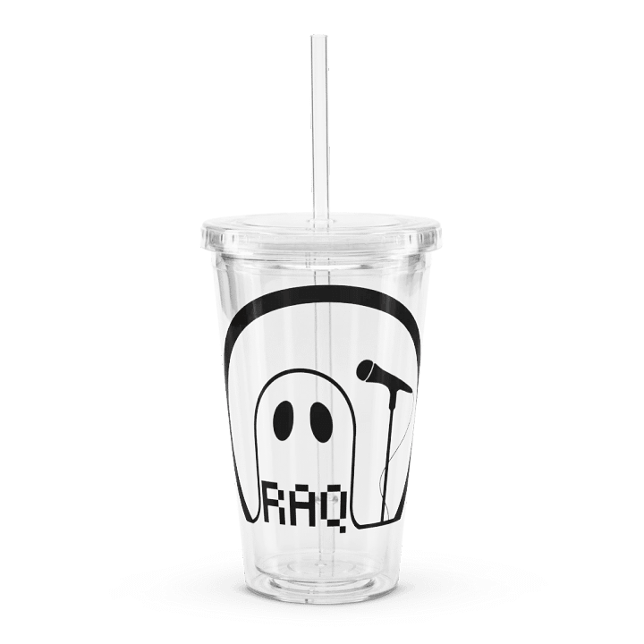 Clear Tumbler Raq Logo product image (1)