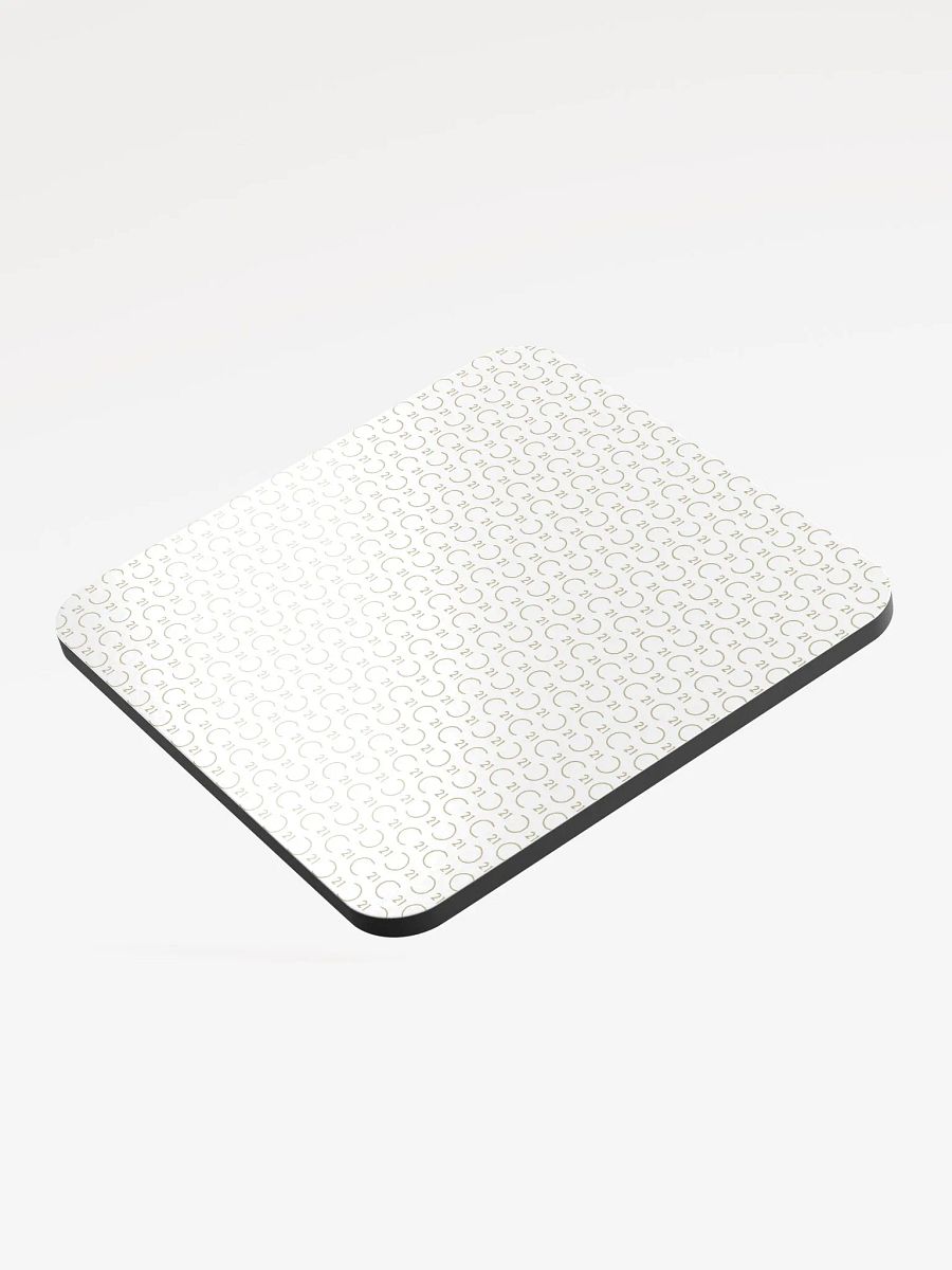 Seal Pattern Glass Corked Coaster product image (4)