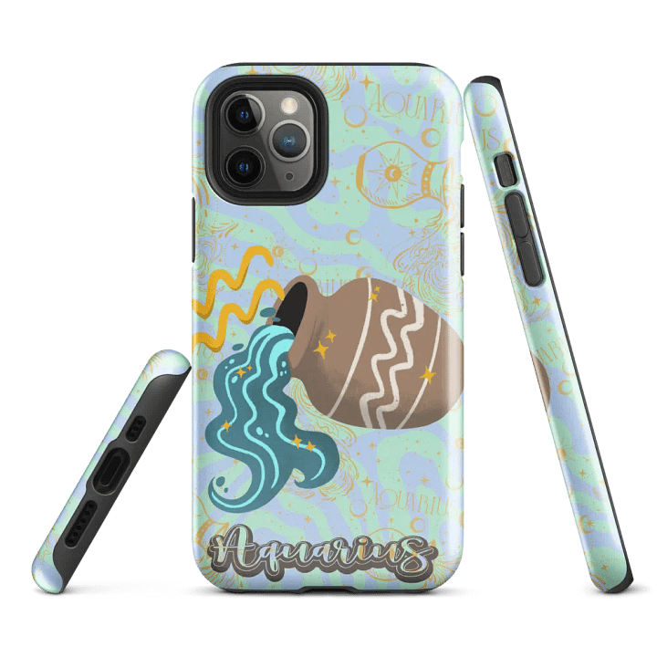 Aquarius Flow Tough iPhone® Case product image (1)