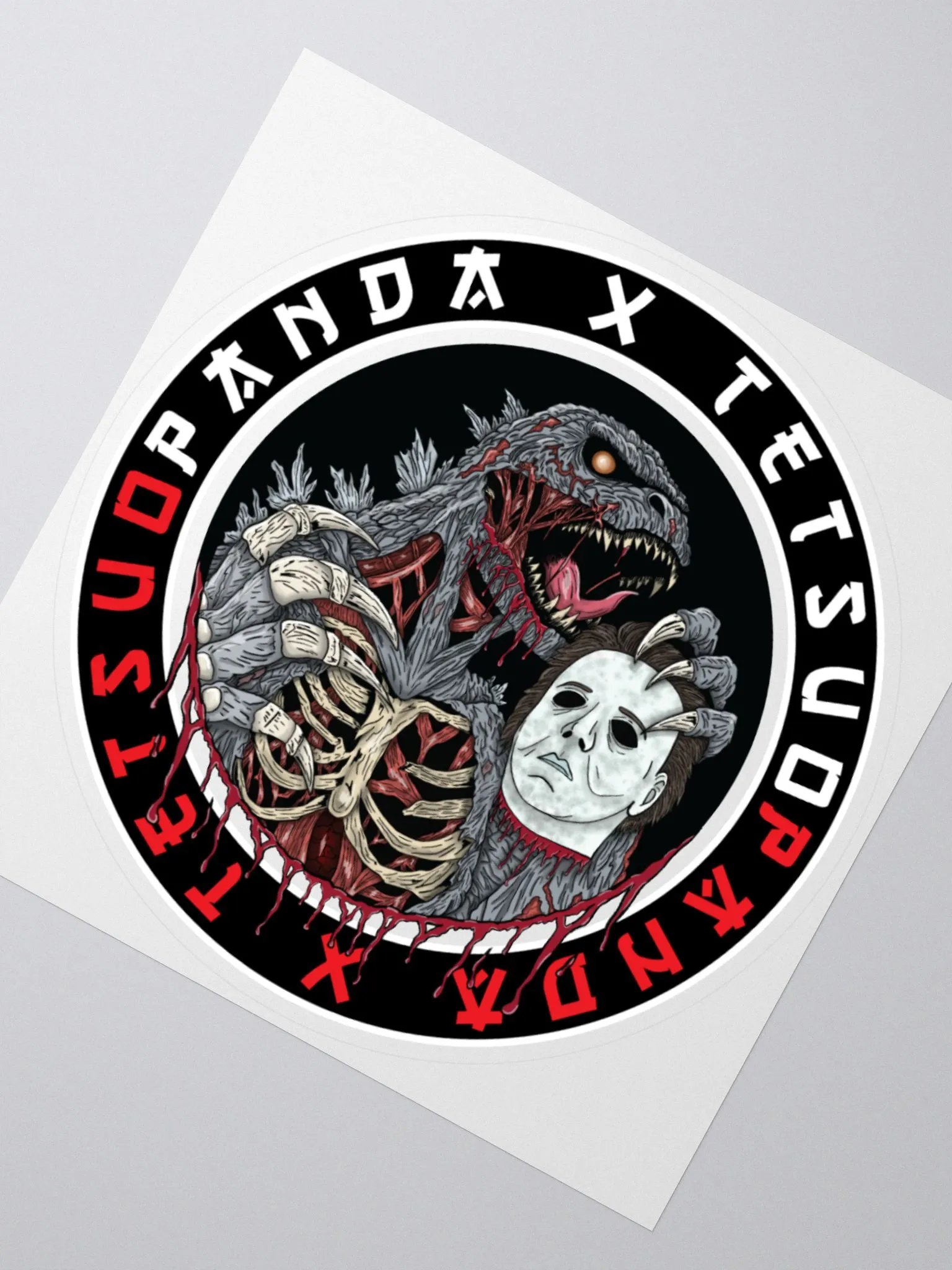 God of Carnage Sticker (Northern Lotus Design) product image (4)