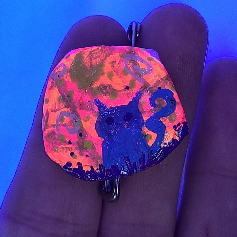 Trippy Lil Kitty bottle cap pin product image (2)