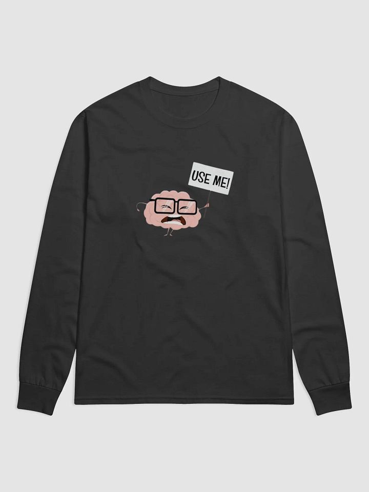 Cartoon Angry Brain Champion Long Sleeve Shirt product image (2)