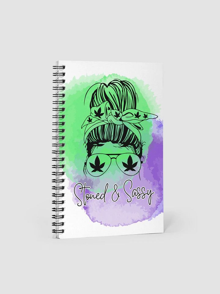 Stoned & Sassy Spiral Notebook product image (1)