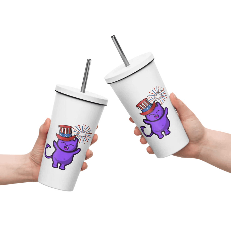 July 4th Insulated Cup With Lid product image (133)