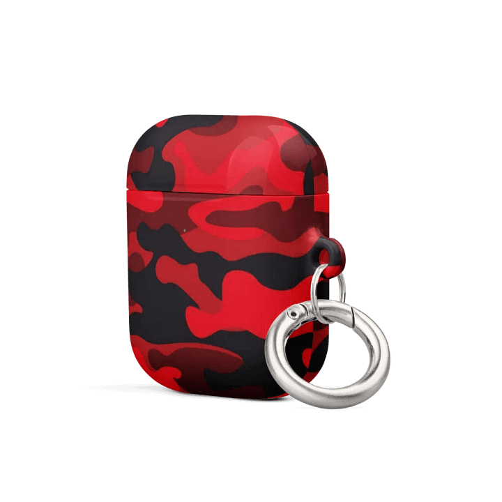 Red Camo AirPod Case product image (2)