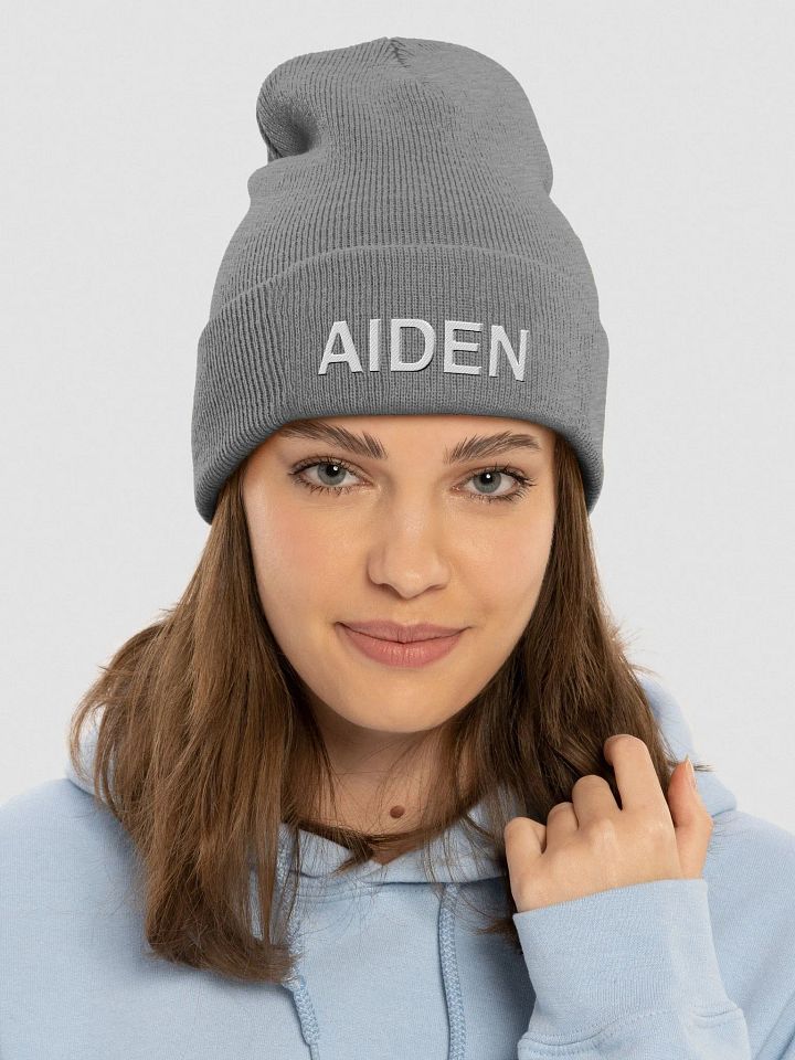 AIDEN Name Beanie product image (1)