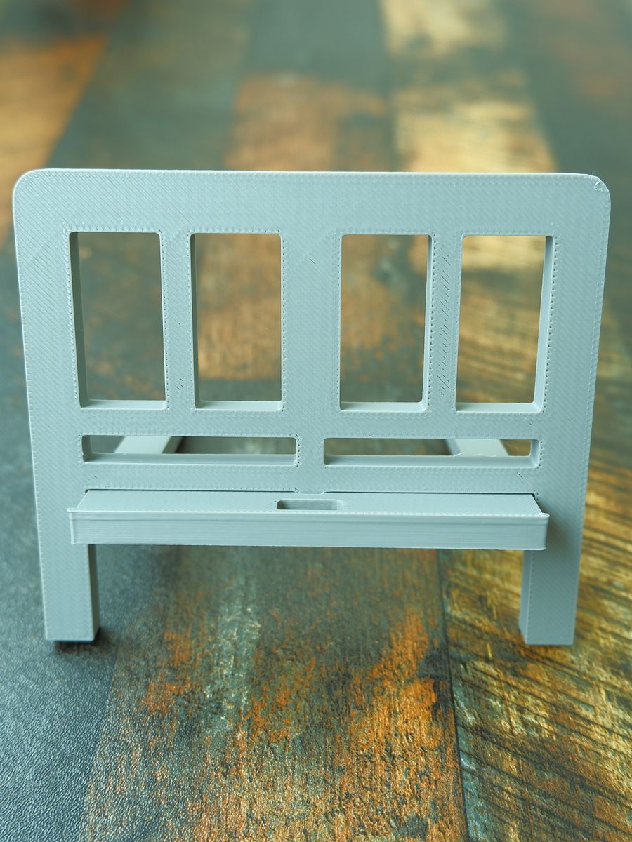 【free shipping】3D Printed Original Design Bed Frame Style Phone Holder product image (3)