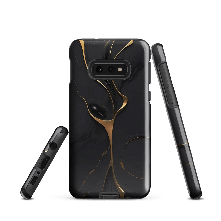 Tough Case for Samsung – Golden Noir Elegance product image (1)