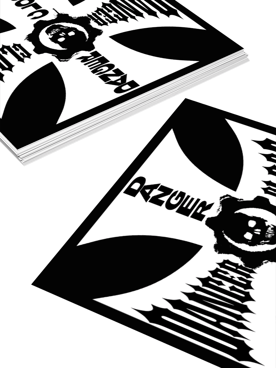 DANGER CLOSE IRON CROSS STICKERS product image (4)