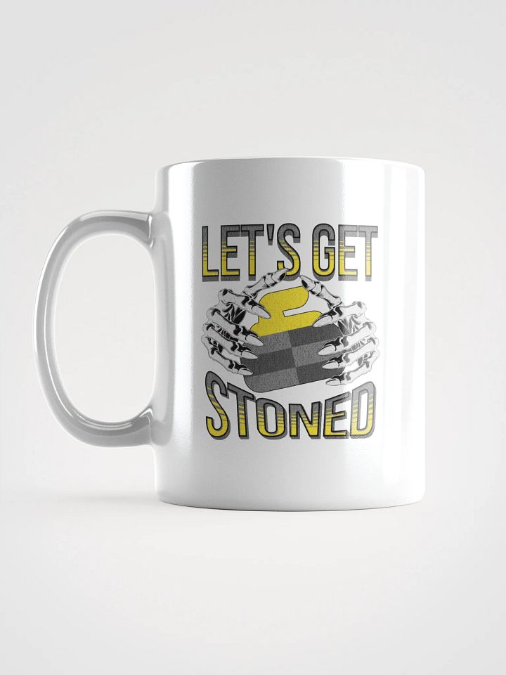 Lets Get Stoned Curling Glossy White Mug product image (1)