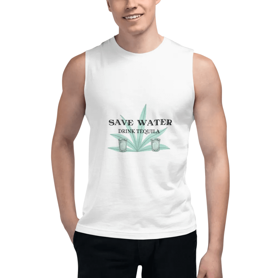 Save Water Muscle Tee product image (5)