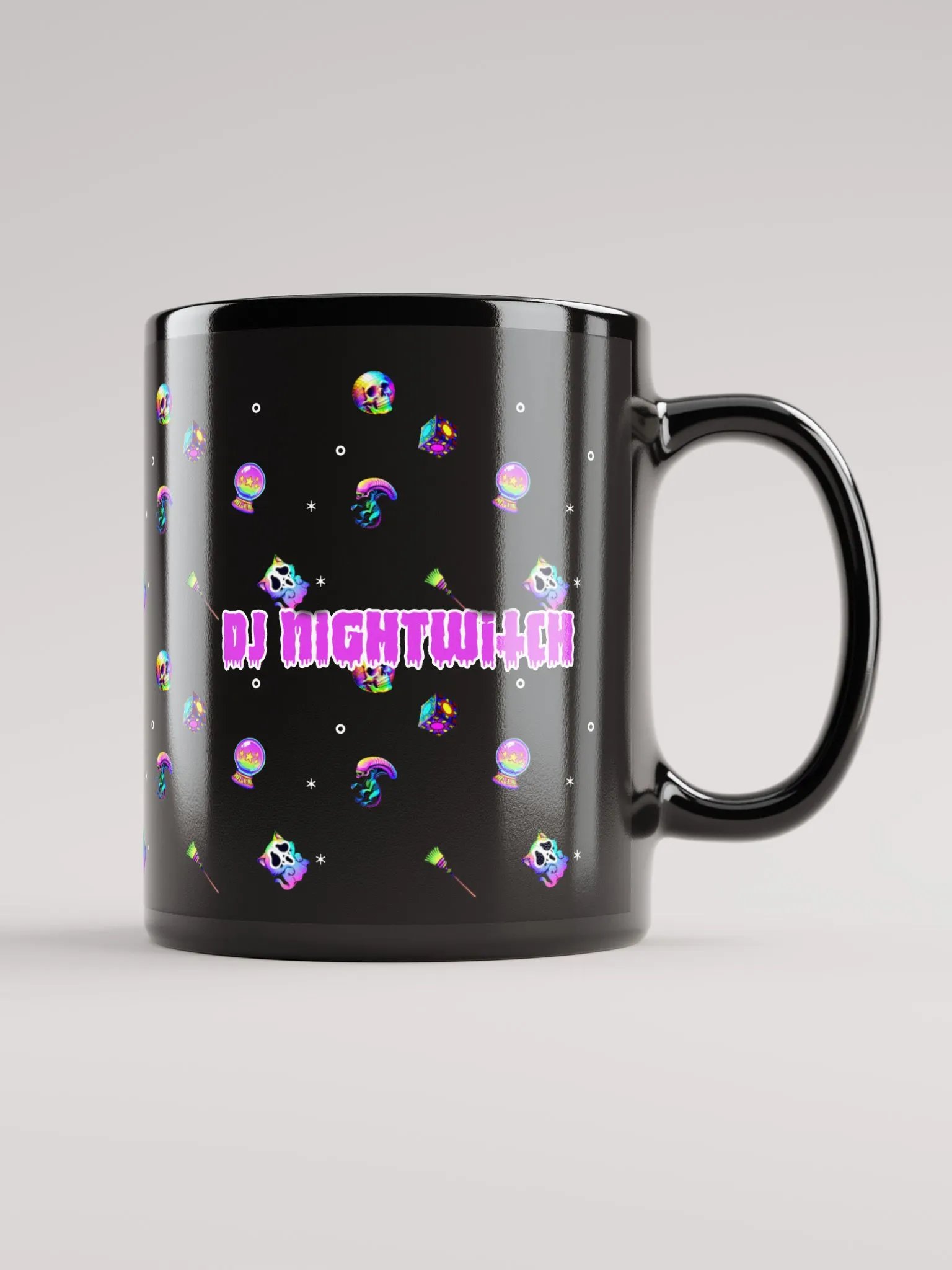 Black Emote Coffee Mug - with Logo product image (1)