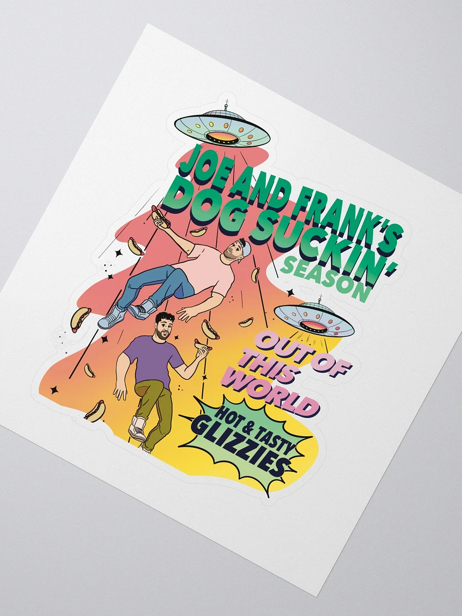 Dog Suckin' Out Of This World Sticker product image (2)