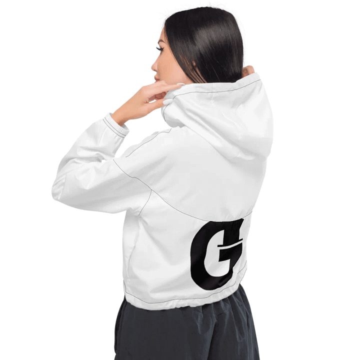 All-Over Print Women's Cropped Windbreaker product image (1)